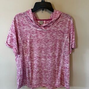 Women's Pink Heathered Top
